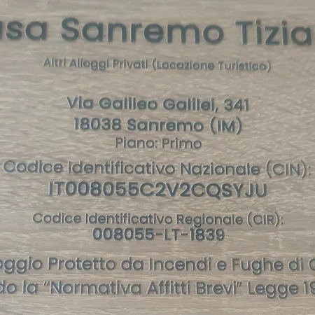 Casa Tiziano Parking Gratis 15 Minuti A Piedi Apartment Sanremo